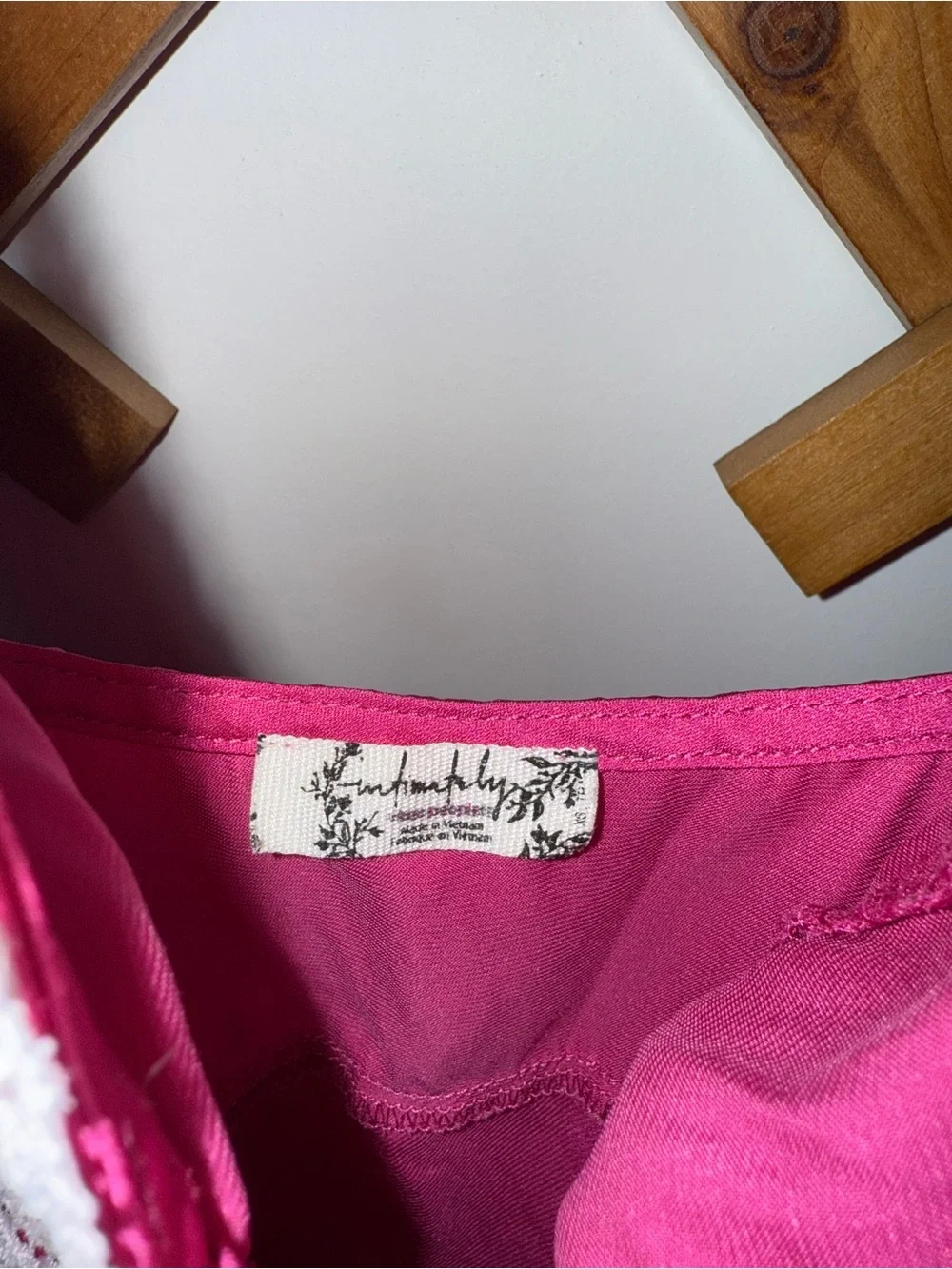 Free people Women’s Fuchsia Lace-Trim Nightgown